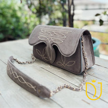 Load image into Gallery viewer, The Glory Suede Boot Stitch Purse