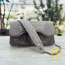 Load image into Gallery viewer, The Glory Suede Boot Stitch Purse