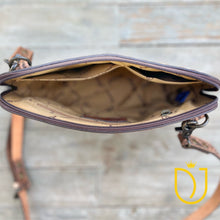 Load image into Gallery viewer, Maverick Hand Tooled Leather Crossbody Purse