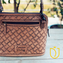 Load image into Gallery viewer, Maverick Hand Tooled Leather Crossbody Purse