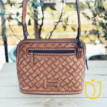Load image into Gallery viewer, Maverick Hand Tooled Leather Crossbody Purse