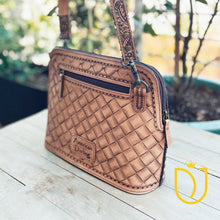 Load image into Gallery viewer, Maverick Hand Tooled Leather Crossbody Purse
