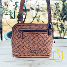 Load image into Gallery viewer, Maverick Hand Tooled Leather Crossbody Purse