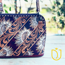 Load image into Gallery viewer, Maverick Hand Tooled Leather Crossbody Purse