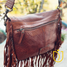 Load image into Gallery viewer, Valley of Fire Italian Leather Crossbody Purse