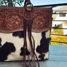 Load image into Gallery viewer, Pikes Peak Western Leather Tote Bag