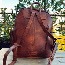 Load image into Gallery viewer, Woolaroc Western Leather Backpack