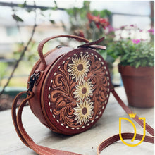 Load image into Gallery viewer, Miss Daisy Western Leather Canteen Purse