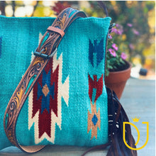 Load image into Gallery viewer, Sapphire Ridge Western Leather Crossbody Purse