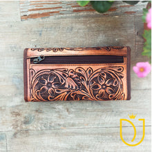 Load image into Gallery viewer, Millwood Western Hand Tooled Leather Wallet