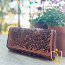 Load image into Gallery viewer, Cimarron Canyon Western Leather Wallet