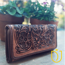 Load image into Gallery viewer, Millwood Western Hand Tooled Leather Wallet