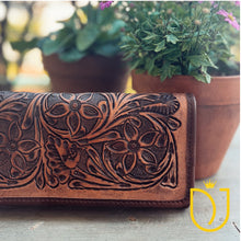 Load image into Gallery viewer, Millwood Western Hand Tooled Leather Wallet