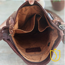 Load image into Gallery viewer, Wild Sage Hand Tooled Leather Crossbody Purse