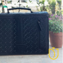 Load image into Gallery viewer, Broome Hand Tooled Leather Briefcase