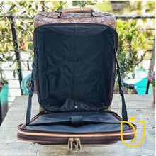 Load image into Gallery viewer, Coventry Hand Tooled Leather Suitcase