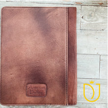 Load image into Gallery viewer, Homestead Hand Tooled Leather Notebook Portfolio