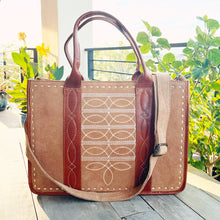 Load image into Gallery viewer, The Ginger Suede Leather Tote Bag