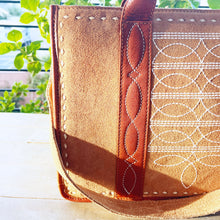 Load image into Gallery viewer, The Ginger Suede Leather Tote Bag