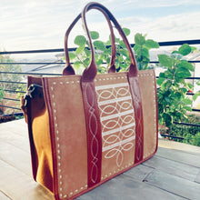 Load image into Gallery viewer, The Ginger Suede Leather Tote Bag