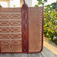 Load image into Gallery viewer, The Ginger Suede Leather Tote Bag