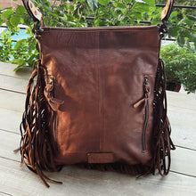 Load image into Gallery viewer, Cleo Springs Hand Tooled Leather Crossbody Purse