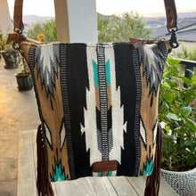 Load image into Gallery viewer, Palm Desert Western Leather Crossbody Purse