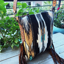Load image into Gallery viewer, Palm Desert Western Leather Crossbody Purse