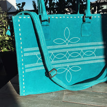 Load image into Gallery viewer, The Marilyn Suede Leather Tote Bag