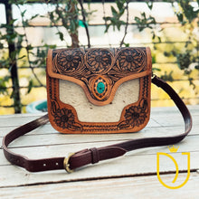 Load image into Gallery viewer, Telluride Western Leather Crossbody Purse