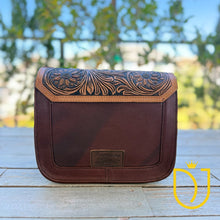 Load image into Gallery viewer, Telluride Western Leather Crossbody Purse