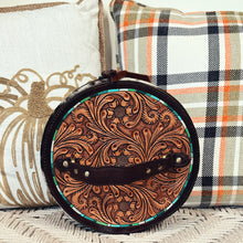Load image into Gallery viewer, Wood Creek Hand Tooled Leather Jewelry Box