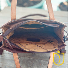 Load image into Gallery viewer, La Salle Hand Tooled Leather Purse