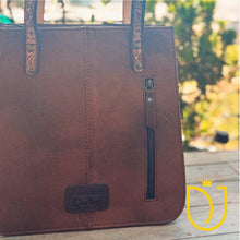 Load image into Gallery viewer, La Salle Hand Tooled Leather Purse