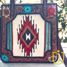 Load image into Gallery viewer, La Salle Hand Tooled Leather Purse