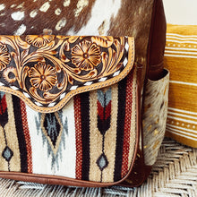 Load image into Gallery viewer, Wolf Creek Western Leather Backpack