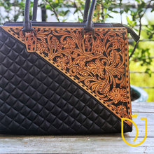 Load image into Gallery viewer, Domingo Hand Tooled Leather Tote Bag