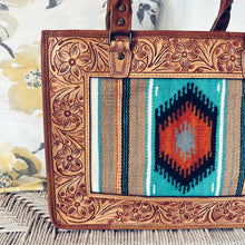 Load image into Gallery viewer, Bryant Creek Western Leather Tote Bag