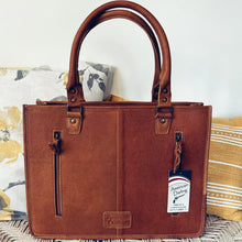 Load image into Gallery viewer, Bryant Creek Western Leather Tote Bag