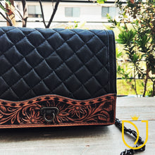 Load image into Gallery viewer, Monarch Hand Tooled Leather Purse
