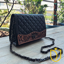 Load image into Gallery viewer, Monarch Hand Tooled Leather Purse