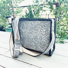 Load image into Gallery viewer, Silver City Hand Tooled Leather Crossbody Purse