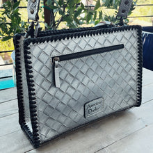 Load image into Gallery viewer, Silver City Hand Tooled Leather Crossbody Purse