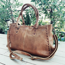 Load image into Gallery viewer, Circle Mountain Leather Crossbody Purse