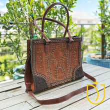 Load image into Gallery viewer, Lariat Luxe Western Leather Shoulder Bag
