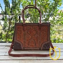 Load image into Gallery viewer, Lariat Luxe Western Leather Shoulder Bag