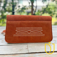 Load image into Gallery viewer, The Glory Suede Boot Stitch Purse