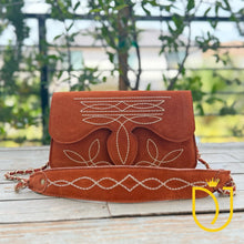 Load image into Gallery viewer, The Glory Suede Boot Stitch Purse