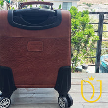 Load image into Gallery viewer, Stratford Hand Tooled Leather Suitcase