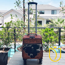 Load image into Gallery viewer, Stratford Hand Tooled Leather Suitcase